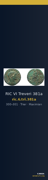 RIC VI Treveri 381a — CANOA