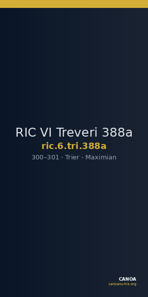RIC VI Treveri 388a — CANOA