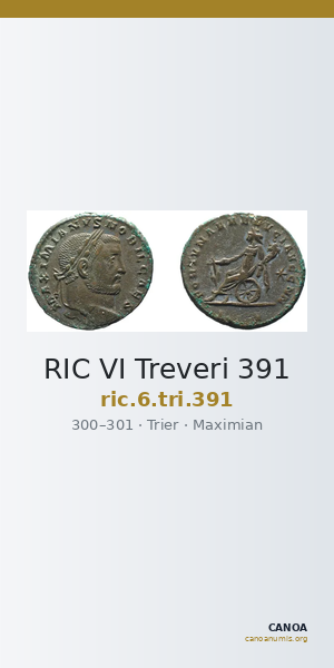 RIC VI Treveri 391 — CANOA
