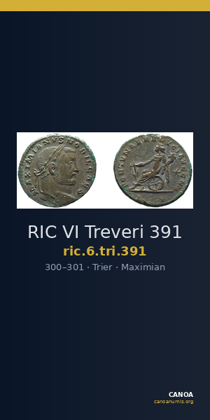 RIC VI Treveri 391 — CANOA