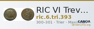 RIC VI Treveri 393 — CANOA