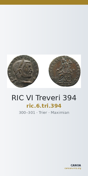 RIC VI Treveri 394 — CANOA