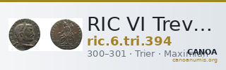 RIC VI Treveri 394 — CANOA