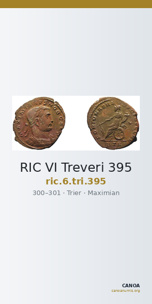 RIC VI Treveri 395 — CANOA