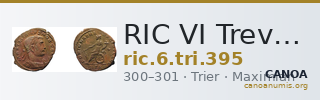 RIC VI Treveri 395 — CANOA