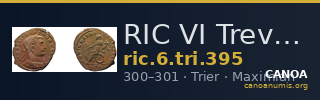 RIC VI Treveri 395 — CANOA