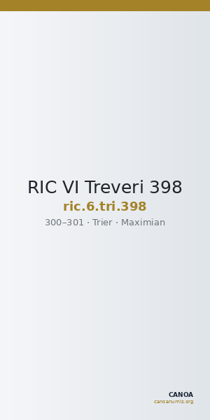 RIC VI Treveri 398 — CANOA