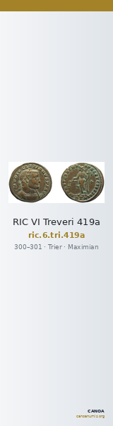 RIC VI Treveri 419a — CANOA