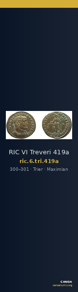 RIC VI Treveri 419a — CANOA