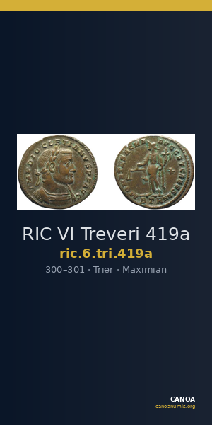 RIC VI Treveri 419a — CANOA