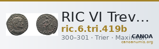 RIC VI Treveri 419b — CANOA