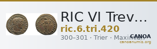 RIC VI Treveri 420 — CANOA