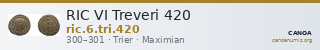 RIC VI Treveri 420 — CANOA