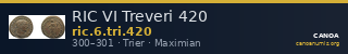 RIC VI Treveri 420 — CANOA