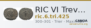 RIC VI Treveri 425 — CANOA