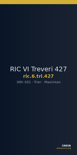 RIC VI Treveri 427 — CANOA