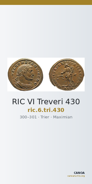 RIC VI Treveri 430 — CANOA