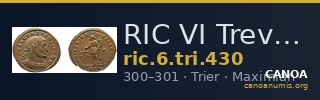 RIC VI Treveri 430 — CANOA