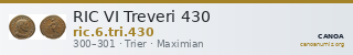 RIC VI Treveri 430 — CANOA
