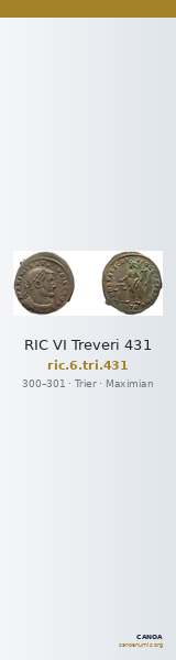 RIC VI Treveri 431 — CANOA