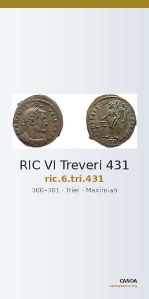 RIC VI Treveri 431 — CANOA