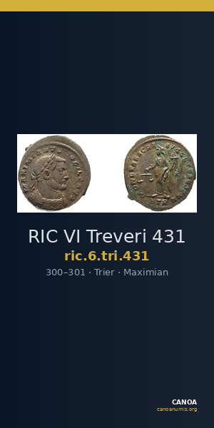 RIC VI Treveri 431 — CANOA