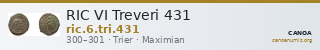 RIC VI Treveri 431 — CANOA