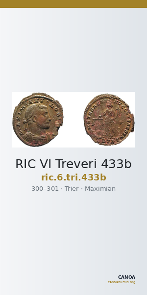 RIC VI Treveri 433b — CANOA