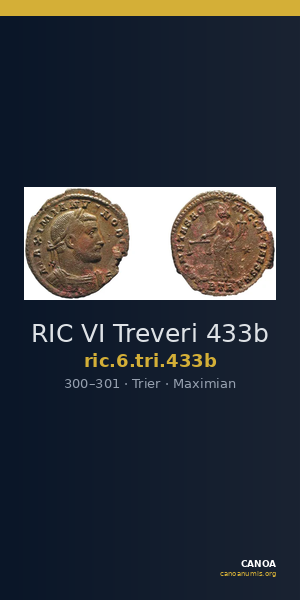 RIC VI Treveri 433b — CANOA