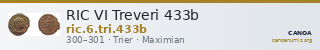 RIC VI Treveri 433b — CANOA