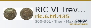 RIC VI Treveri 435 — CANOA