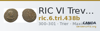RIC VI Treveri 438b — CANOA