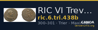RIC VI Treveri 438b — CANOA