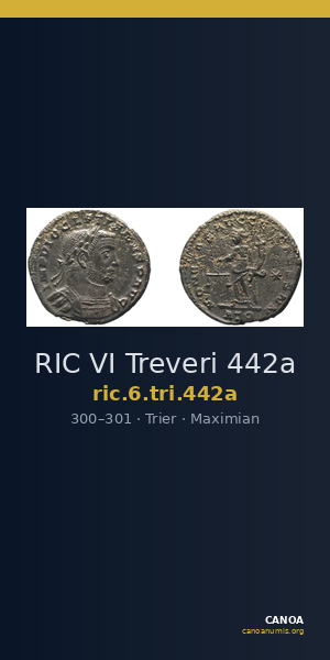 RIC VI Treveri 442a — CANOA