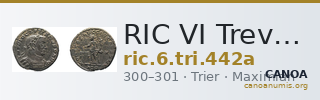 RIC VI Treveri 442a — CANOA