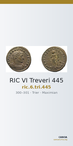 RIC VI Treveri 445 — CANOA