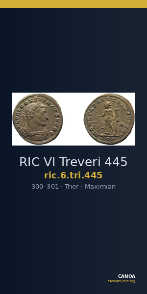 RIC VI Treveri 445 — CANOA