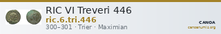 RIC VI Treveri 446 — CANOA