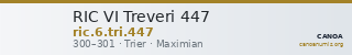 RIC VI Treveri 447 — CANOA