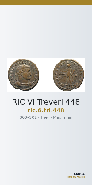 RIC VI Treveri 448 — CANOA