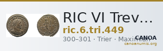 RIC VI Treveri 449 — CANOA