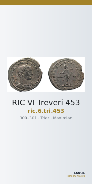 RIC VI Treveri 453 — CANOA