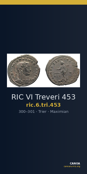 RIC VI Treveri 453 — CANOA
