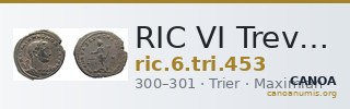 RIC VI Treveri 453 — CANOA