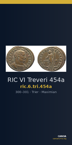 RIC VI Treveri 454a — CANOA