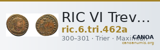 RIC VI Treveri 462a — CANOA