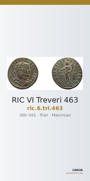 RIC VI Treveri 463 — CANOA