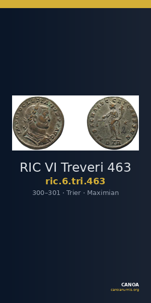RIC VI Treveri 463 — CANOA