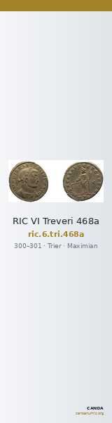 RIC VI Treveri 468a — CANOA