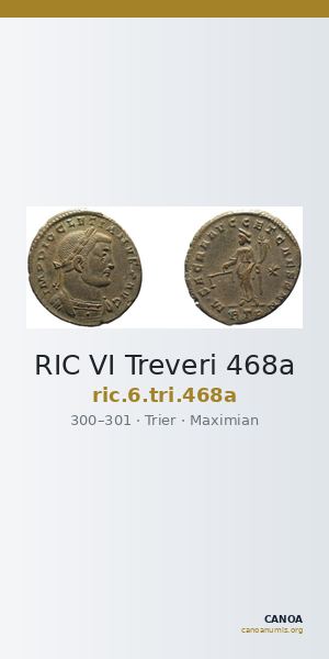 RIC VI Treveri 468a — CANOA